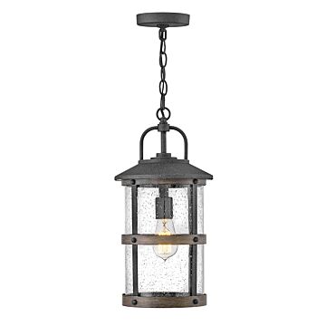 Hinkley Lakehouse 1-Light Outdoor Light In Aged Zinc