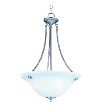 Malaga Three Light Pendant in Satin Nickel by Maxim
