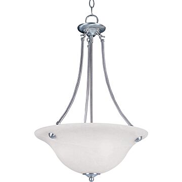 Malaga Three Light Pendant in Satin Nickel by Maxim