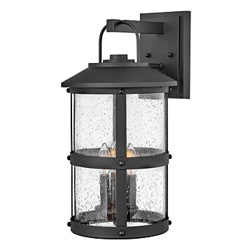 Hinkley Lakehouse 3-Light Outdoor Light In Black