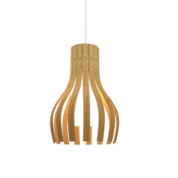 Barrel 1-Light Pendant in Louro Freijo