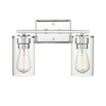 Verlana Two Light Vanity in Chrome by Millennium