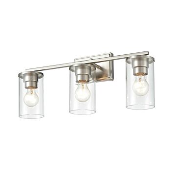Verlana Three Light Vanity in Brushed Nickel by Millennium