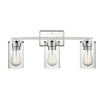 Verlana Three Light Vanity in Chrome by Millennium