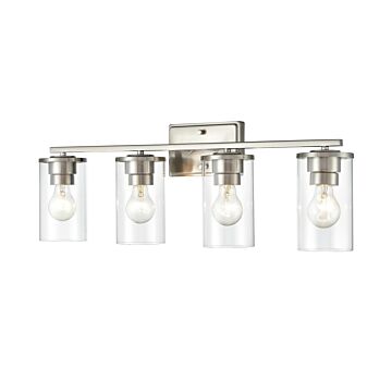 Verlana Four Light Vanity in Brushed Nickel by Millennium