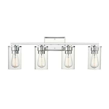 Verlana Four Light Vanity in Chrome by Millennium