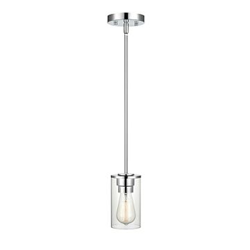 Verlana One Light Pendant in Chrome by Millennium