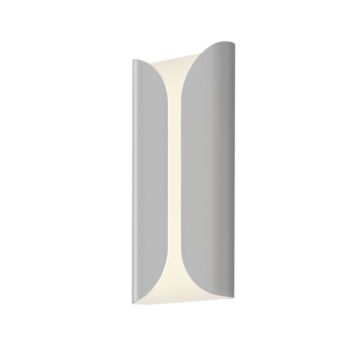 Folds LED Wall Sconce in Textured Gray by Sonneman