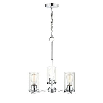 Verlana Three Light Chandelier in Chrome by Millennium