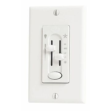 Hunter Fan/Light Dual Slide Preset Wall Fan Control