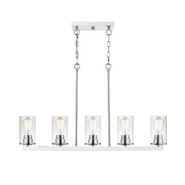 Verlana Five Light Pendant in Chrome by Millennium