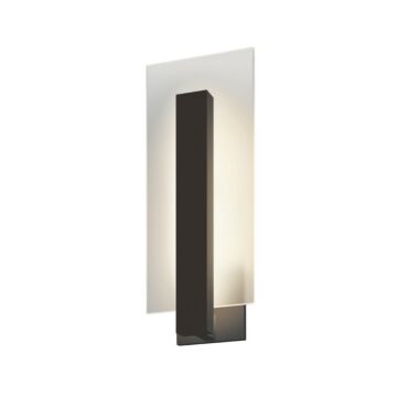 Midtown LED Wall Sconce in Textured Bronze by Sonneman