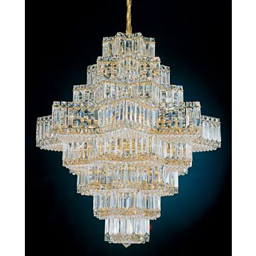 Equinoxe 45 Light Chandelier in Silver by Schonbek