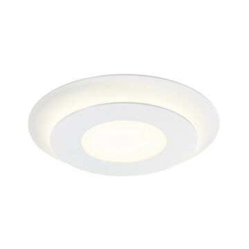 Offset LED Surface Mount in Textured White by Sonneman