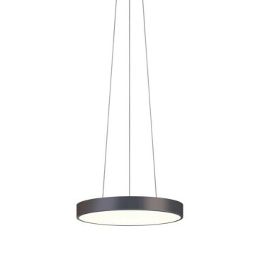 Pi LED Pendant in Black Bronze by Sonneman