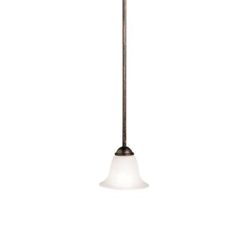 Dover One Light Mini Pendant in Tannery Bronze by Kichler