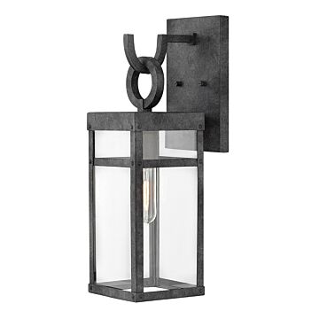 Hinkley Porter 1-Light Outdoor Light In Aged Zinc