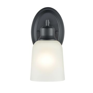 Amberle One Light Wall Sconce in Matte Black by Millennium