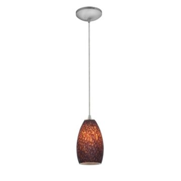 Champagne LED Pendant in Brushed Steel by Access