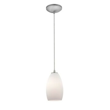 Champagne LED Pendant in Brushed Steel by Access
