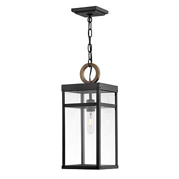 Hinkley Porter 1-Light Outdoor Light In Black