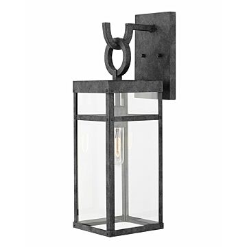Hinkley Porter 1-Light Outdoor Light In Aged Zinc