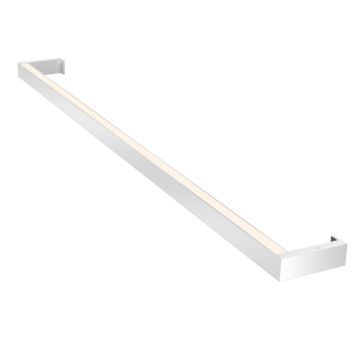 Sonneman Thin Line™ 2 Light 1 Inch Bathroom Vanity Light in Bright Satin Aluminum