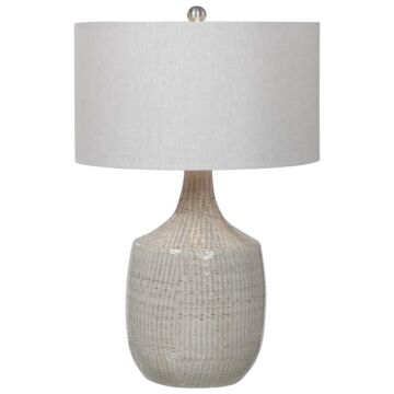 Felipe One Light Table Lamp in Brushed Nickel by Uttermost