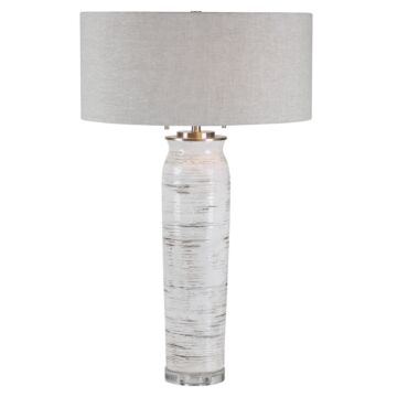 Lenta 2-Light Table Lamp in Brushed Nickel