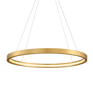 Corbett Jasmine 30 Inch Pendant Light in Gold Leaf