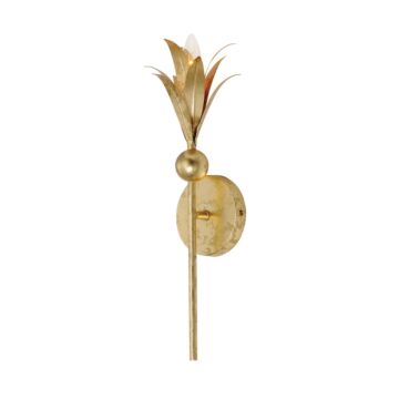 Paloma One Light Wall Sconce in Gold Leaf by Maxim