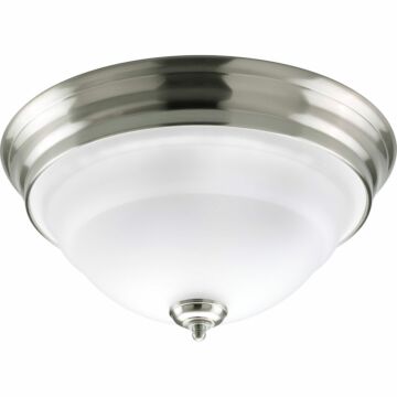 Torino 2-Light Flush Mount in Brushed Nickel