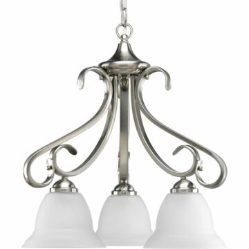 Torino 3-Light Chandelier in Brushed Nickel