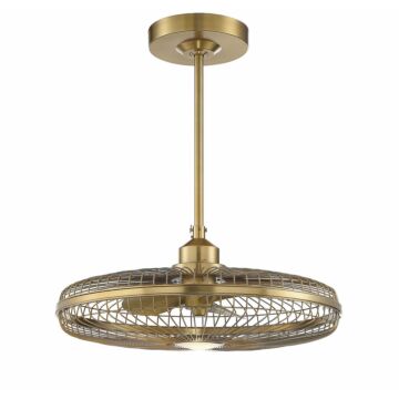 Savoy House Wetherby LED Fan D'Lier in Warm Brass