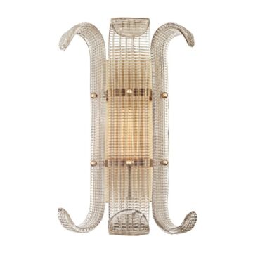 Brasher One Light Wall Sconce in Aged Brass by Hudson Valley