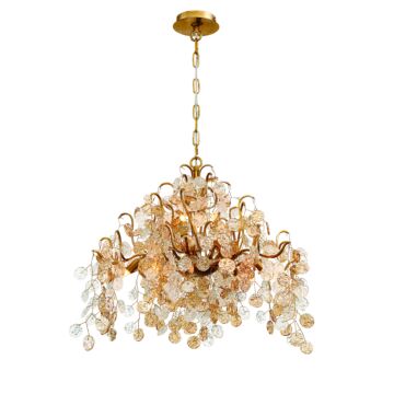 Eurofase Campobasso 11-Light Chandelier in Gold