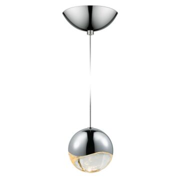Grapes LED Pendant in Polished Chrome by Sonneman