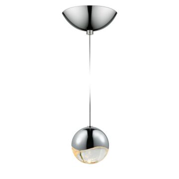 Grapes LED Pendant in Polished Chrome by Sonneman