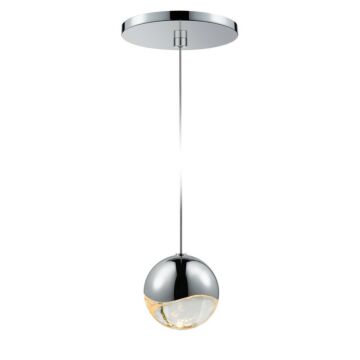Grapes LED Pendant in Polished Chrome by Sonneman