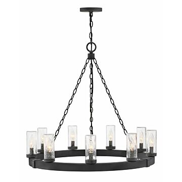 Hinkley Sawyer 9-Light Outdoor Pendant In Black