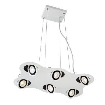 Eurofase Vision 6-Light Pendant in White