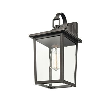 Fetterton Two Light Outdoor Hanging Lantern in Powder Coat Bronze by Millennium