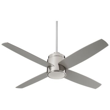 Oslo 52"Ceiling Fan in Polished Nickel by Oxygen