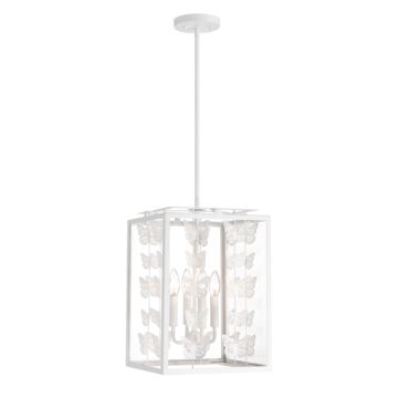 Birch Four Light Pendant in Bisque White by Savoy House