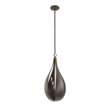 Bali Five Light Pendant in Black Cashmere by Savoy House