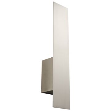 Reflex LED Wall Sconce in Satin Nickel by Oxygen