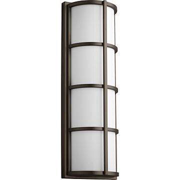 Leda LED Outdoor Lantern in Oiled Bronze by Oxygen