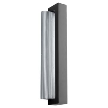 Verve LED Outdoor Wall Sconce in Black by Oxygen