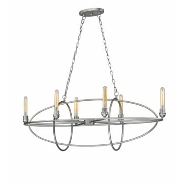 Z-Lite Persis 6-Light Chandelier In Old Silver