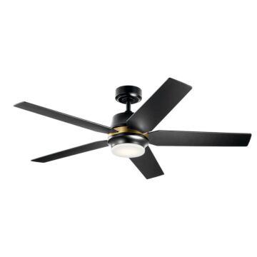 Maeve 52"Ceiling Fan in Satin Black by Kichler